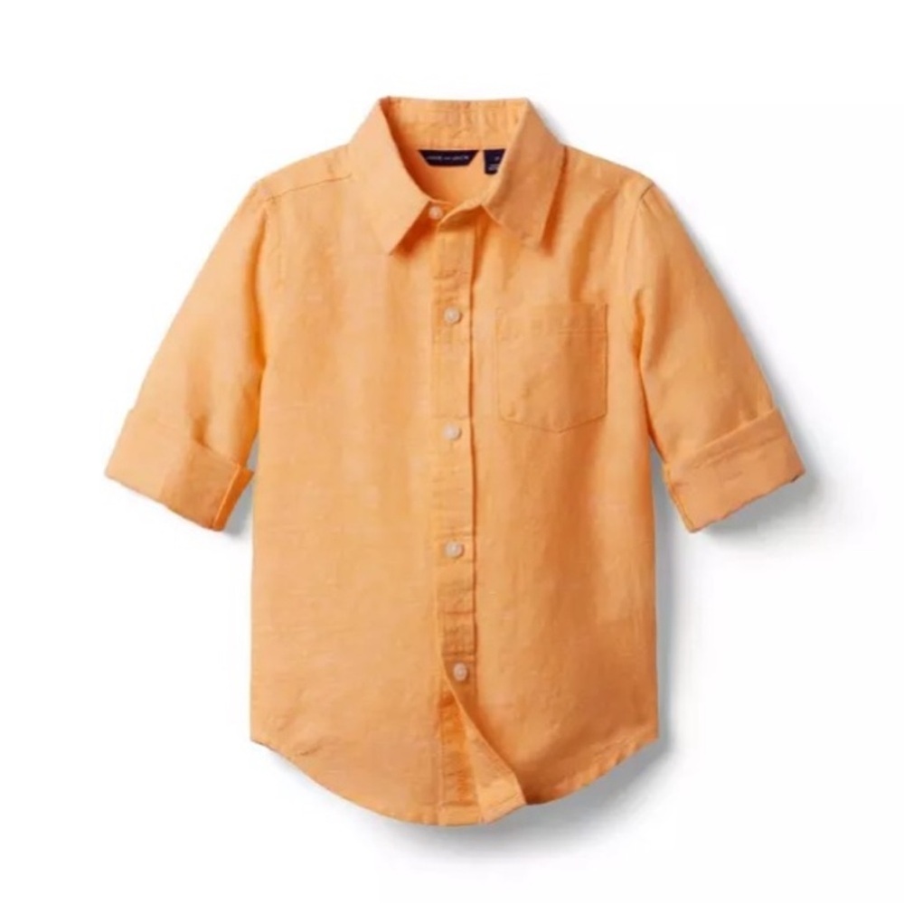 Janie and jack linen button down